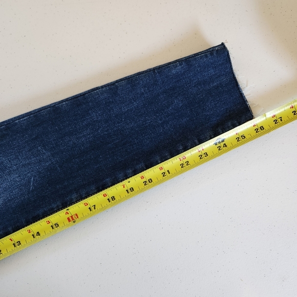 American Eagle Distressed Dark Skinny Jeans Jeggings Crop Cropped Ankle Frayed 2 - Picture 12 of 13